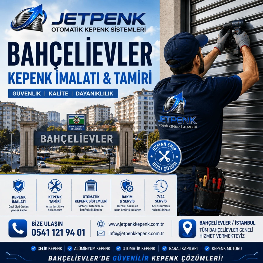 BAHÇELİEVLER KEPENK FİRMASI